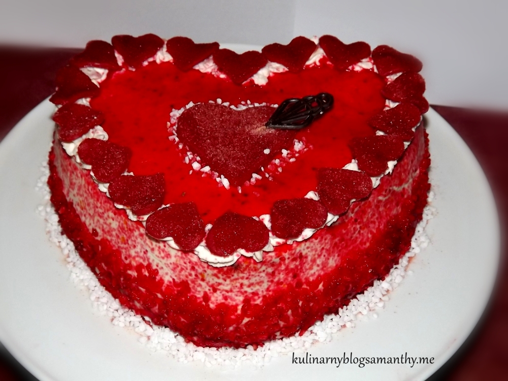 Walentynkowe serce red velvet