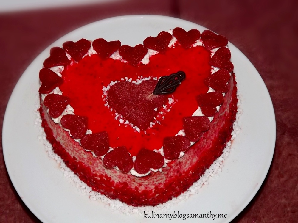 Walentynkowe serce red velvet